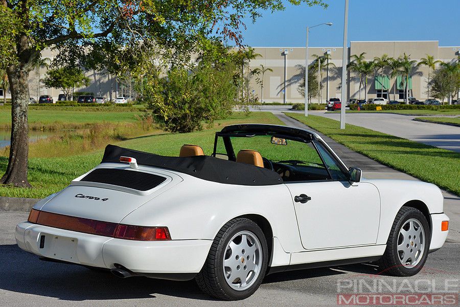 White/Tan1990 Porsche 911 C4 964 Cabriolet